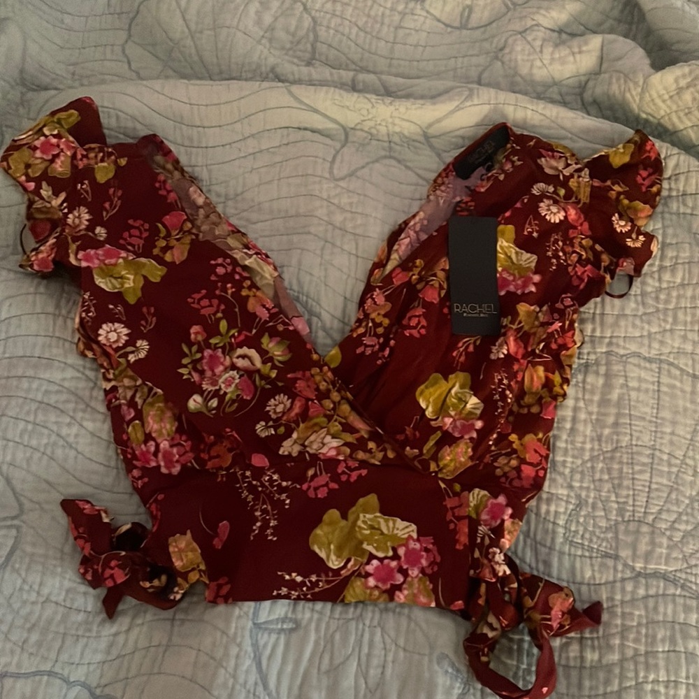 NWT Rachel Roy Floral Blouse